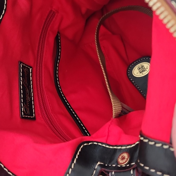 Dooney & Bourke, Black Leather Hobo Shoulder Bag - Picture 9 of 16